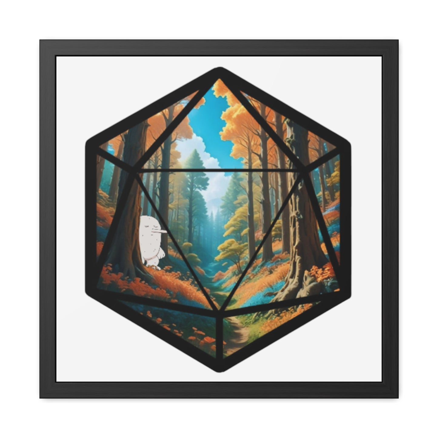 Fantasy Poster - Trylla's Enchanted Path Framed Poster