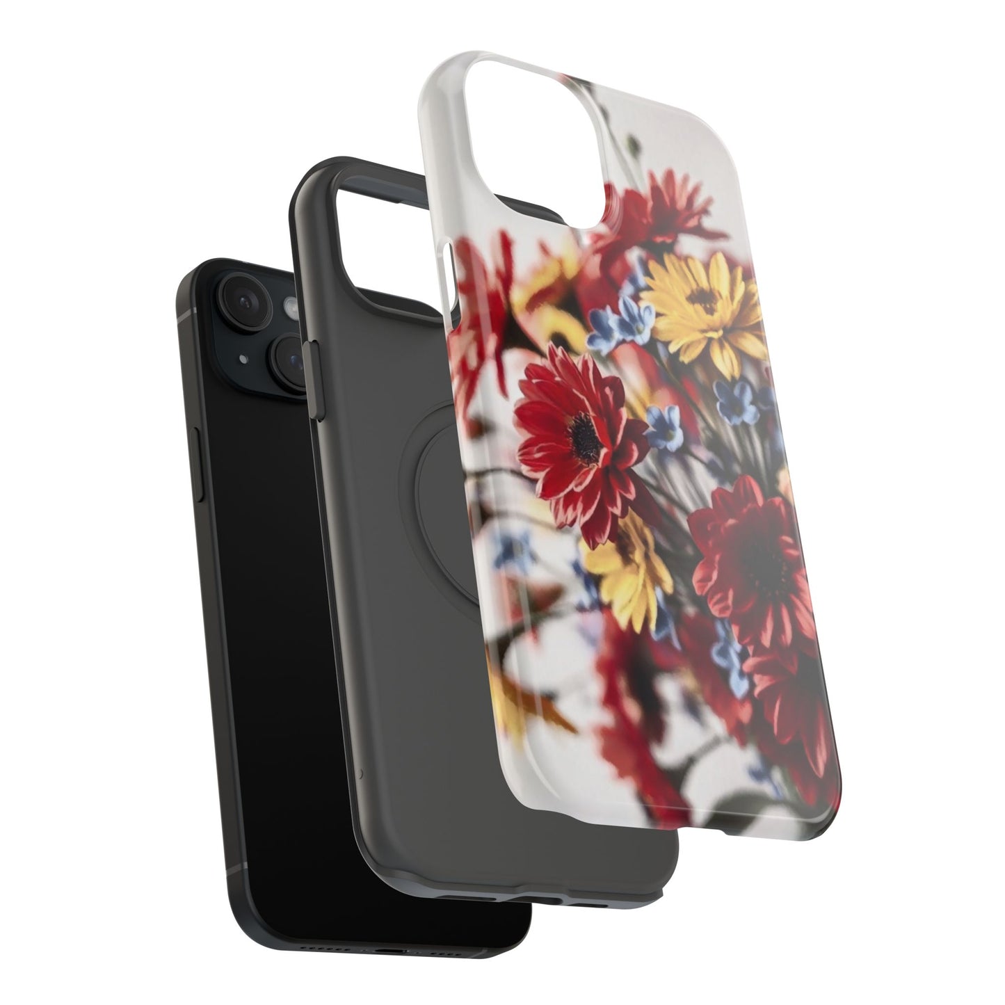 Phone Cases - Bouquet of Flowers Art Impact-Resistant Cover