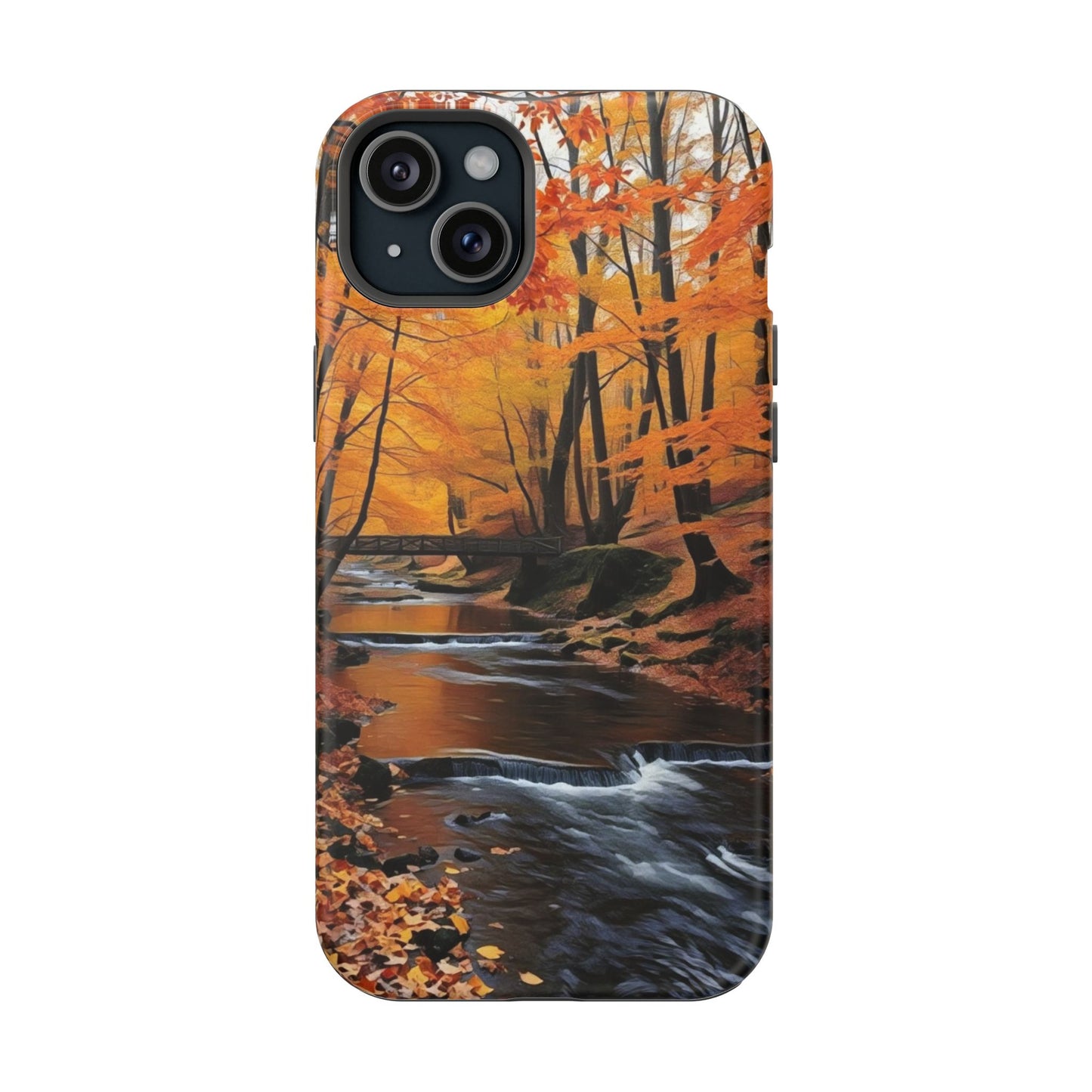 Phone Cases - Whispers of Autumn's Flow by Chaia Malana