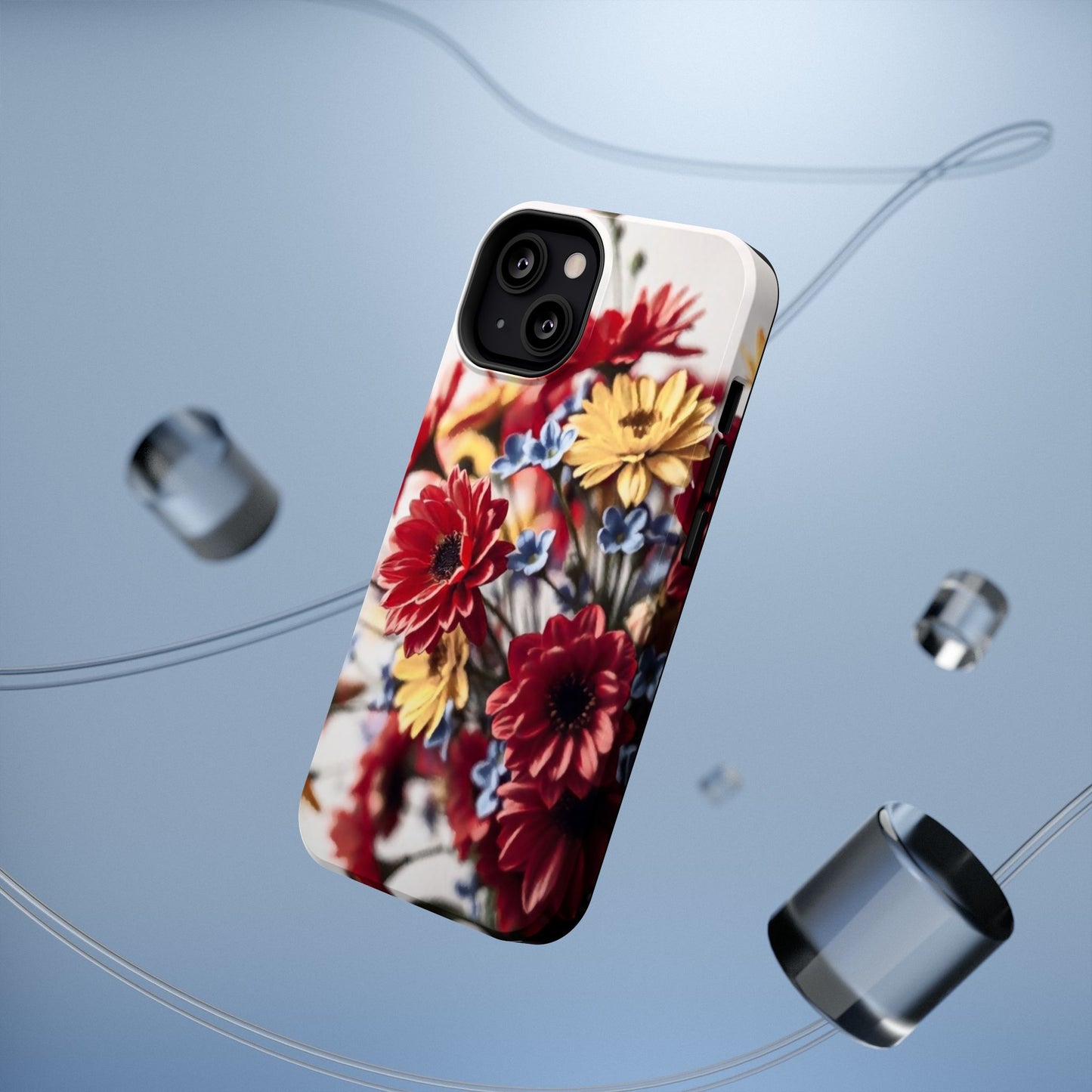 Phone Cases - Bouquet of Flowers Art Impact-Resistant Cover