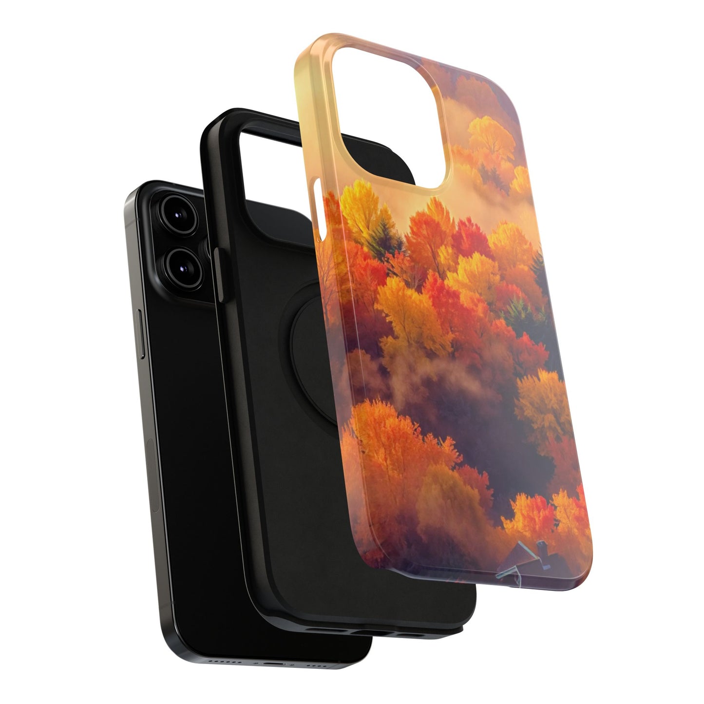 Phone Cases - Autumn Tree Landscape Scenery Impact-Resistant Cover