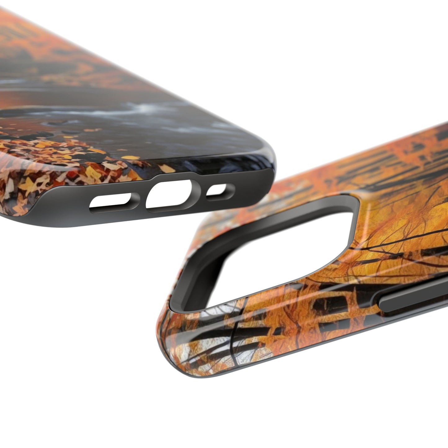 Phone Cases - Whispers of Autumn's Flow by Chaia Malana