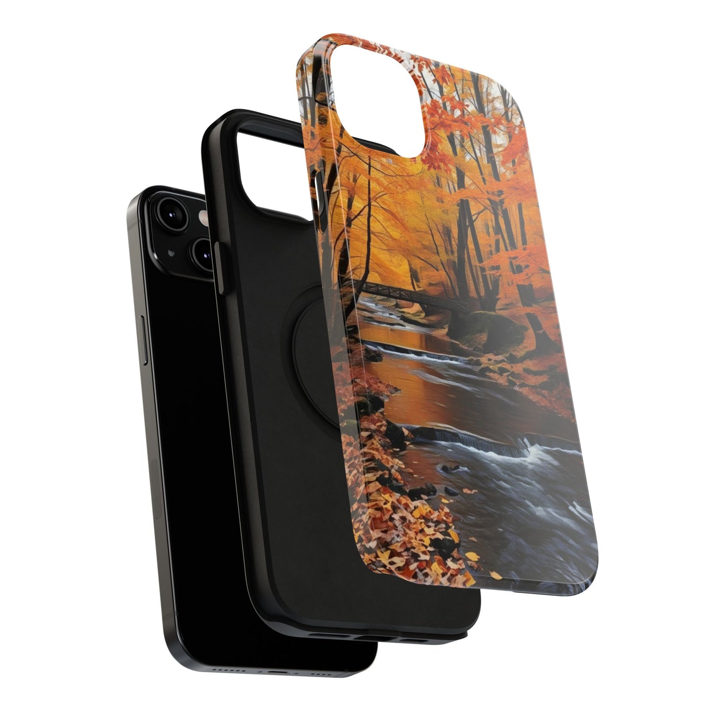 Phone Cases - Whispers of Autumn's Flow by Chaia Malana