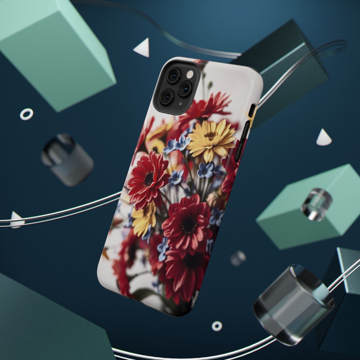 Phone Cases - Bouquet of Flowers Art Impact-Resistant Cover