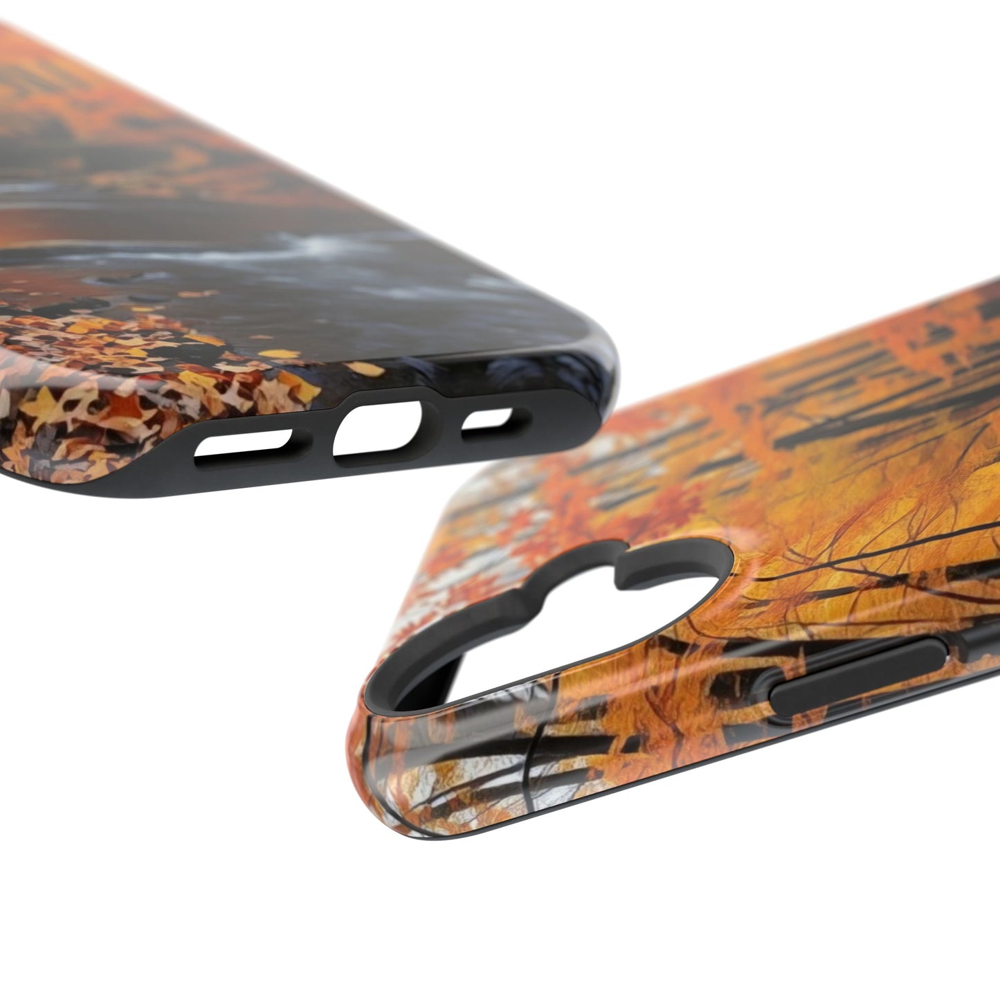 Phone Cases - Whispers of Autumn's Flow by Chaia Malana