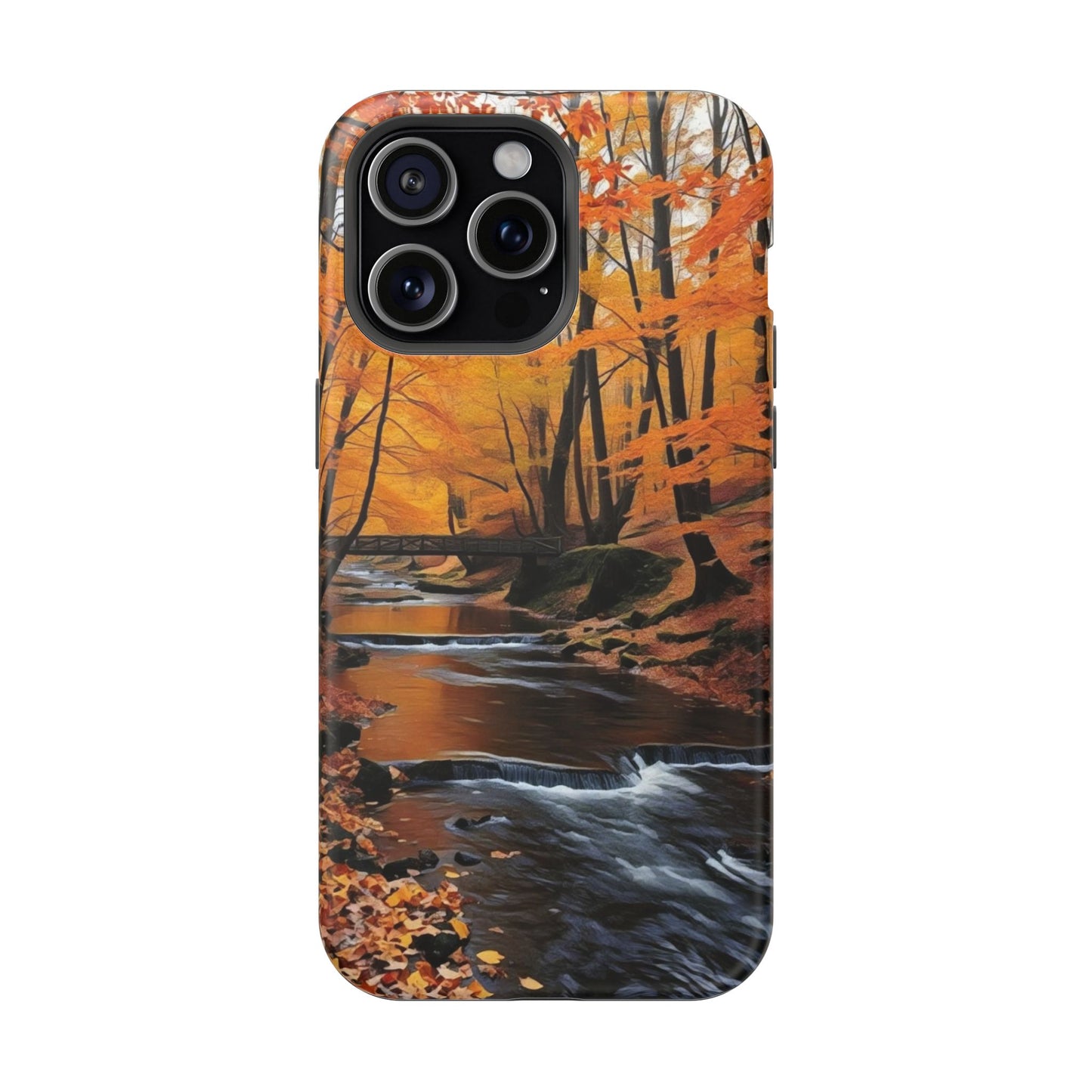 Phone Cases - Whispers of Autumn's Flow by Chaia Malana