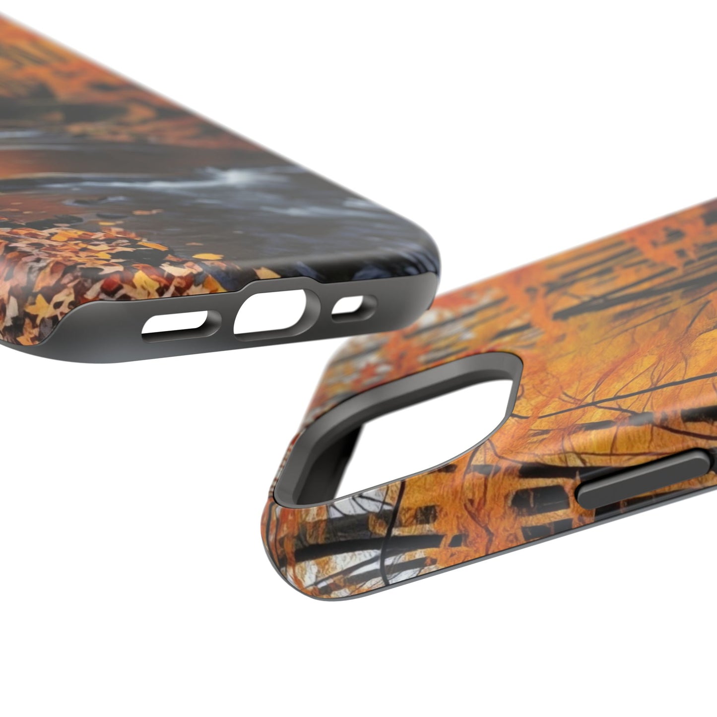 Phone Cases - Whispers of Autumn's Flow by Chaia Malana