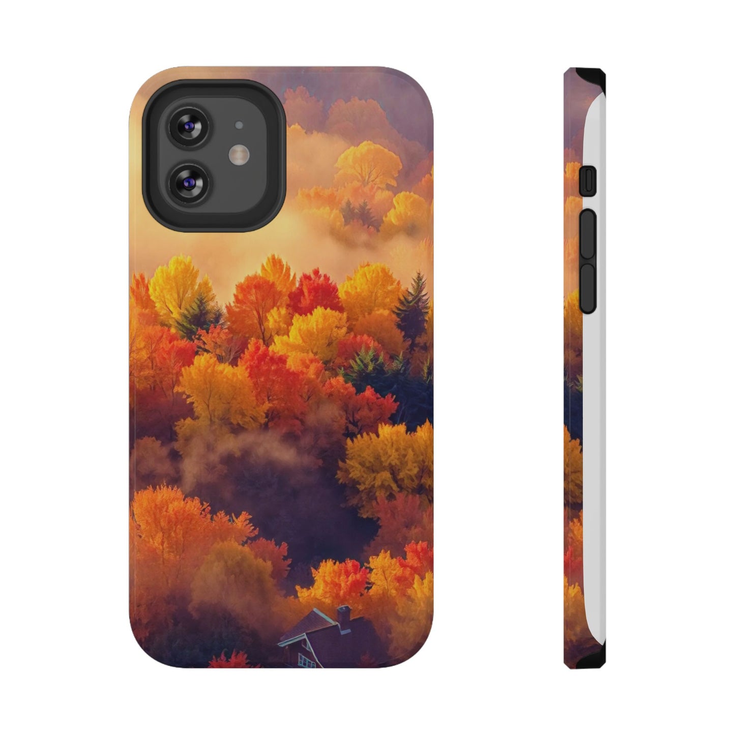 Phone Cases - Autumn Tree Landscape Scenery Impact-Resistant Cover