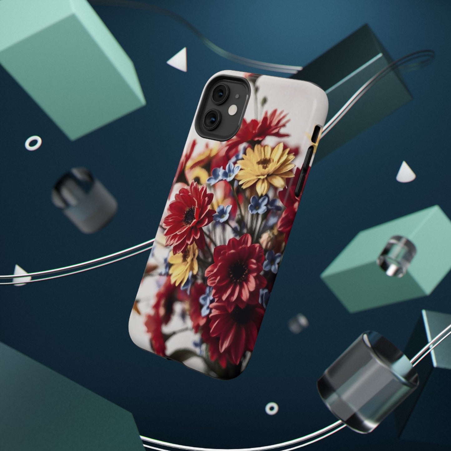 Phone Cases - Bouquet of Flowers Art Impact-Resistant Cover