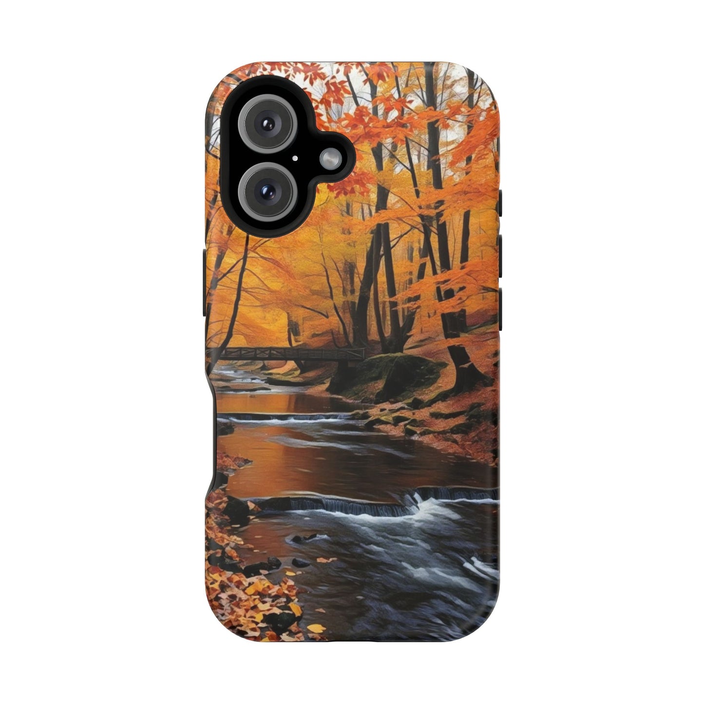 Phone Cases - Whispers of Autumn's Flow by Chaia Malana