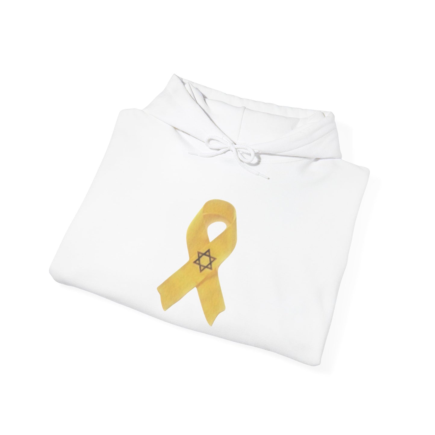 Unisex Heavy Blend™ Hooded Sweatshirt - Yellow Awareness Ribbon Bring Them Home Now