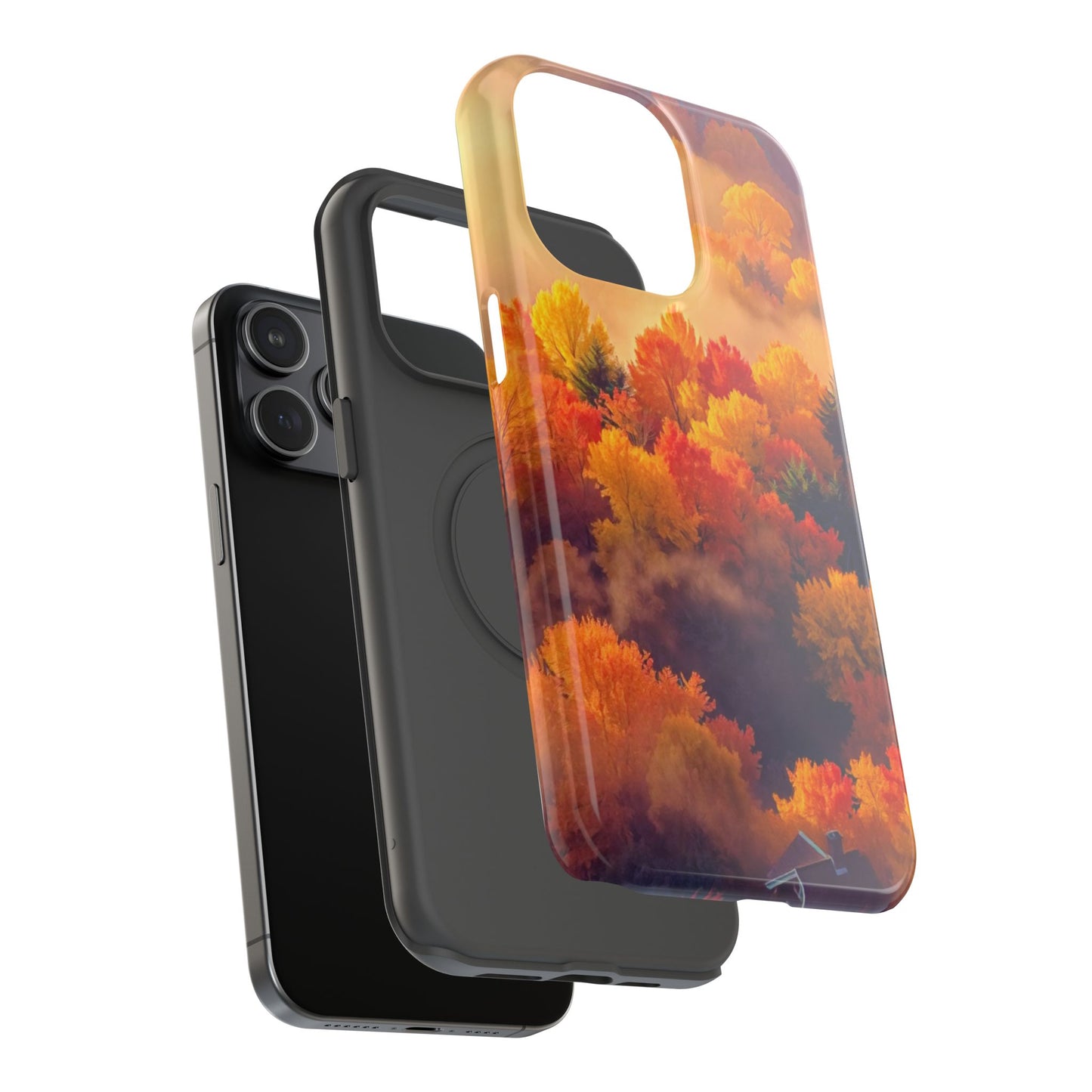 Phone Cases - Autumn Tree Landscape Scenery Impact-Resistant Cover