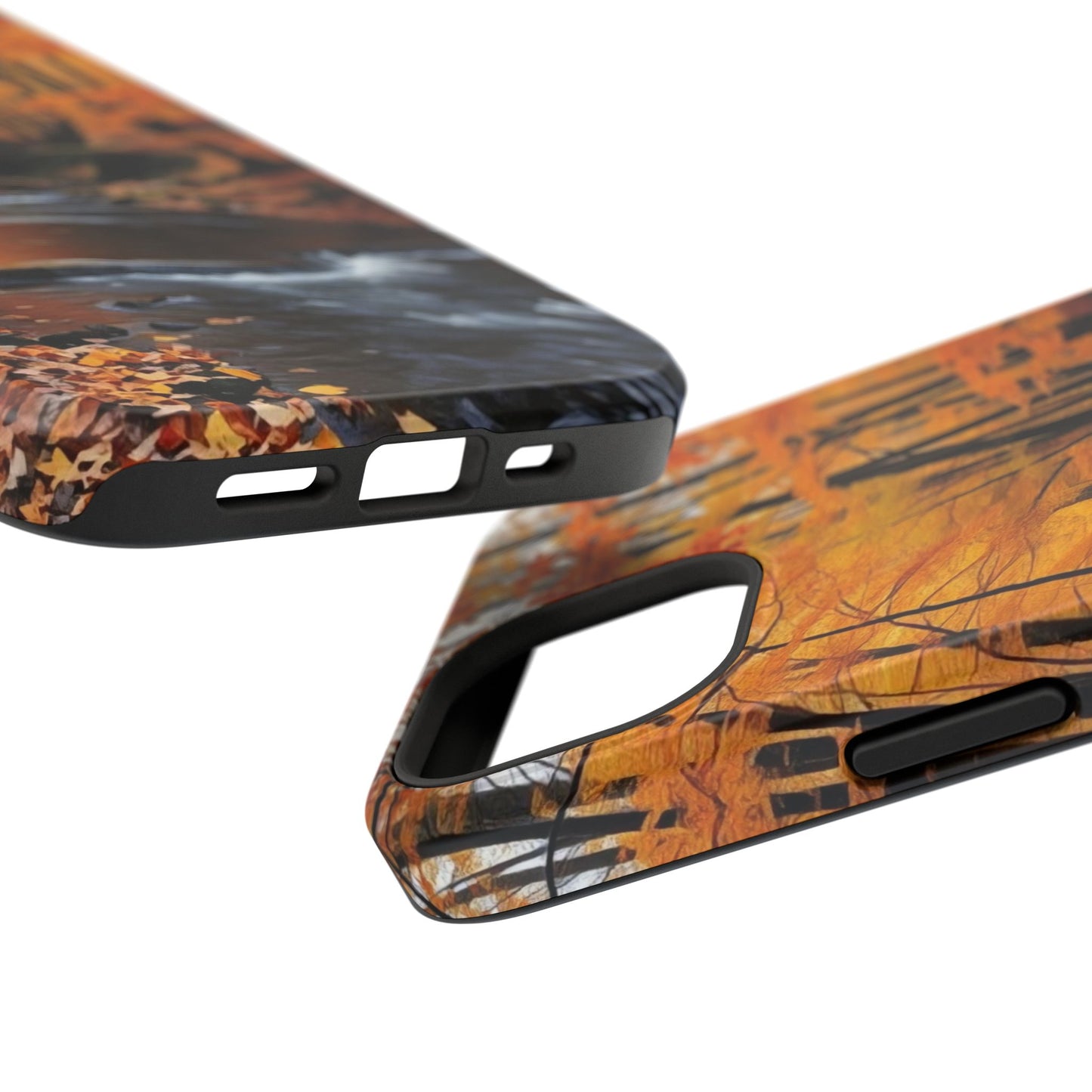 Phone Cases - Whispers of Autumn's Flow by Chaia Malana