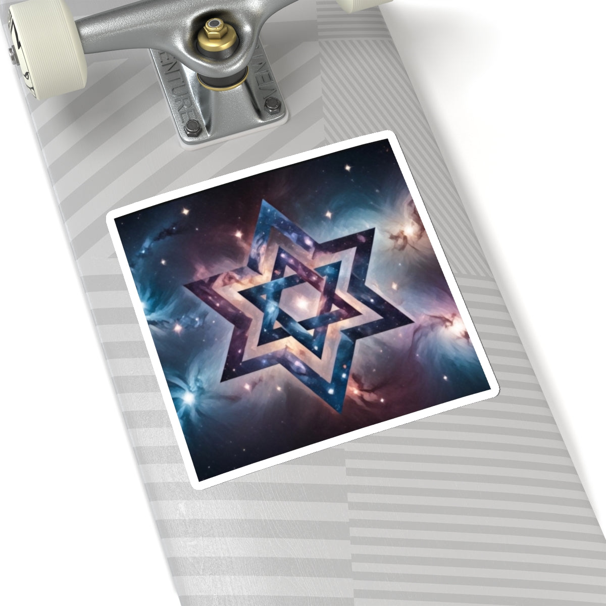 Sticker - Cosmic Star of David Art Print