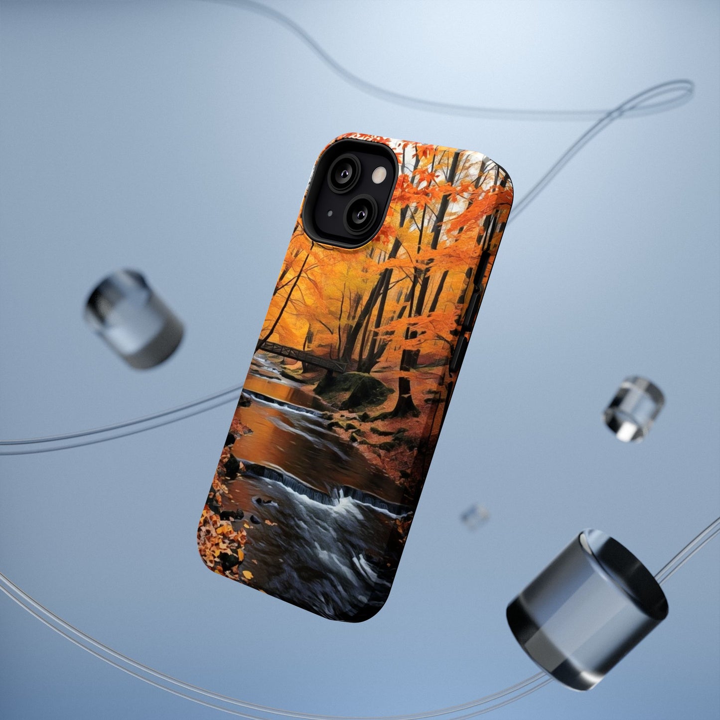 Phone Cases - Whispers of Autumn's Flow by Chaia Malana