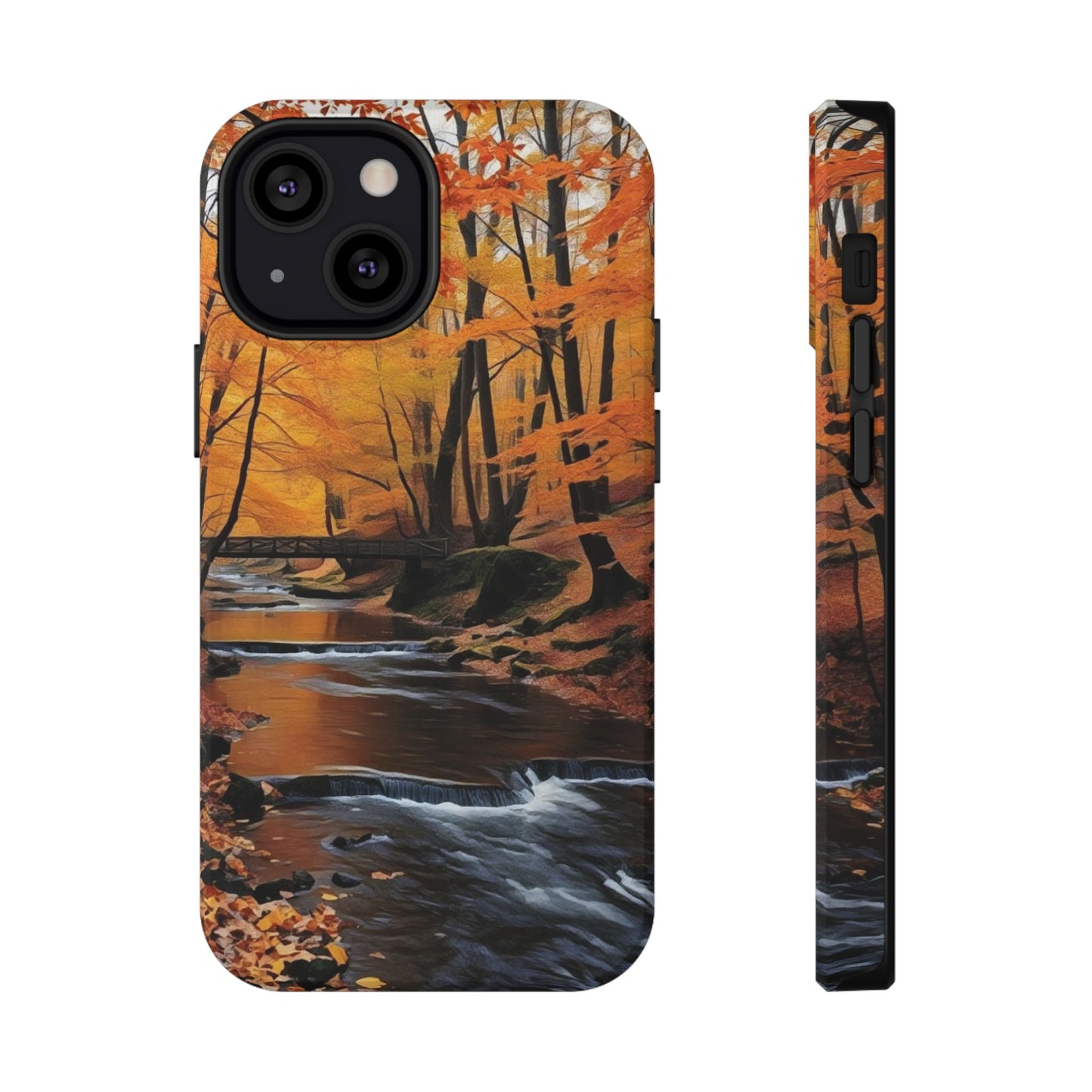 Phone Cases - Whispers of Autumn's Flow by Chaia Malana