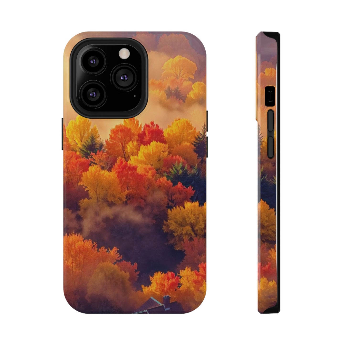 Phone Cases - Autumn Tree Landscape Scenery Impact-Resistant Cover