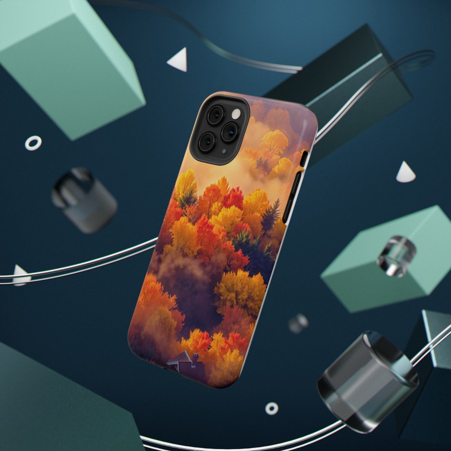 Phone Cases - Autumn Tree Landscape Scenery Impact-Resistant Cover