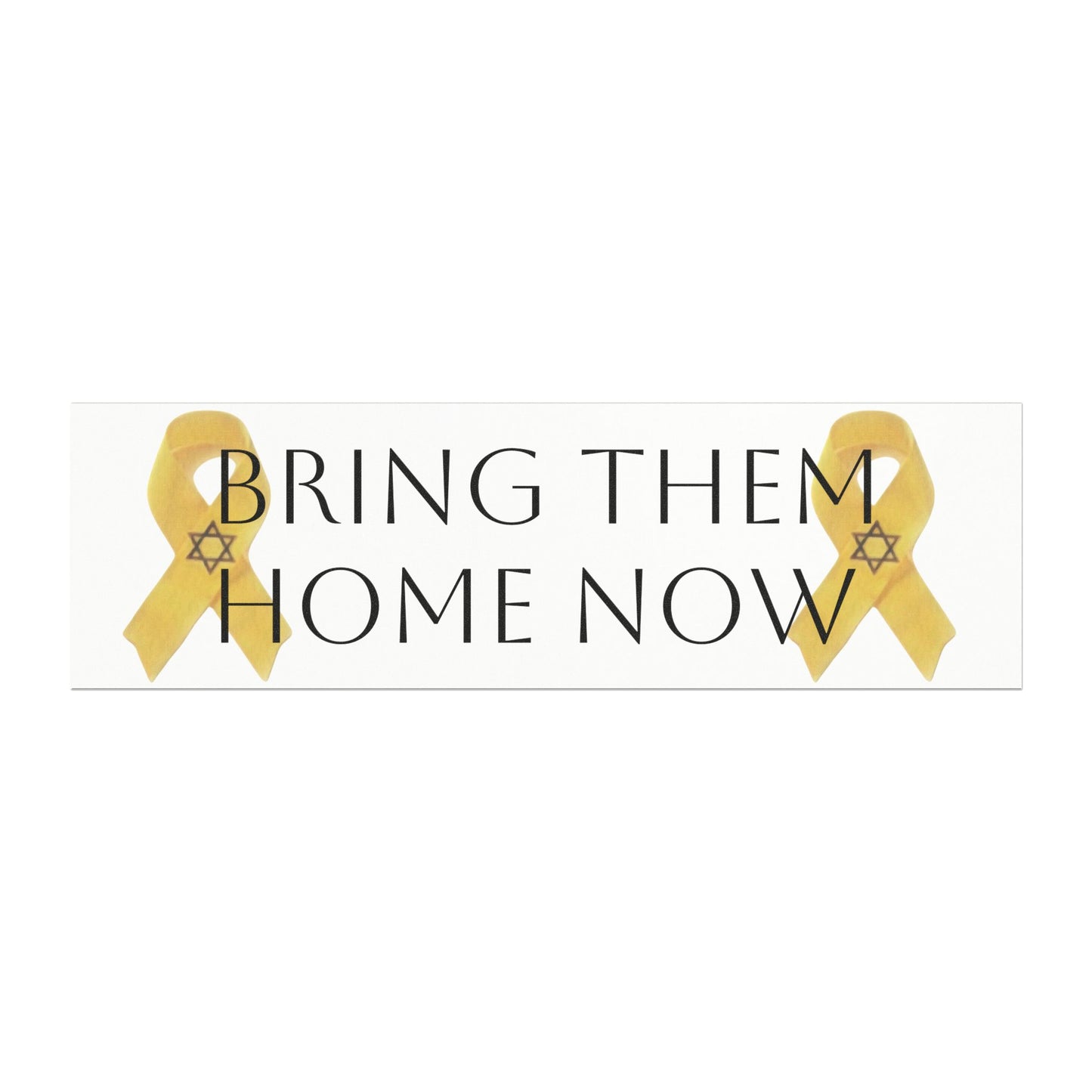 Car Magnets, Yellow Ribbon Bring Them Home Now "Unbroken Hope" Chaia Malana