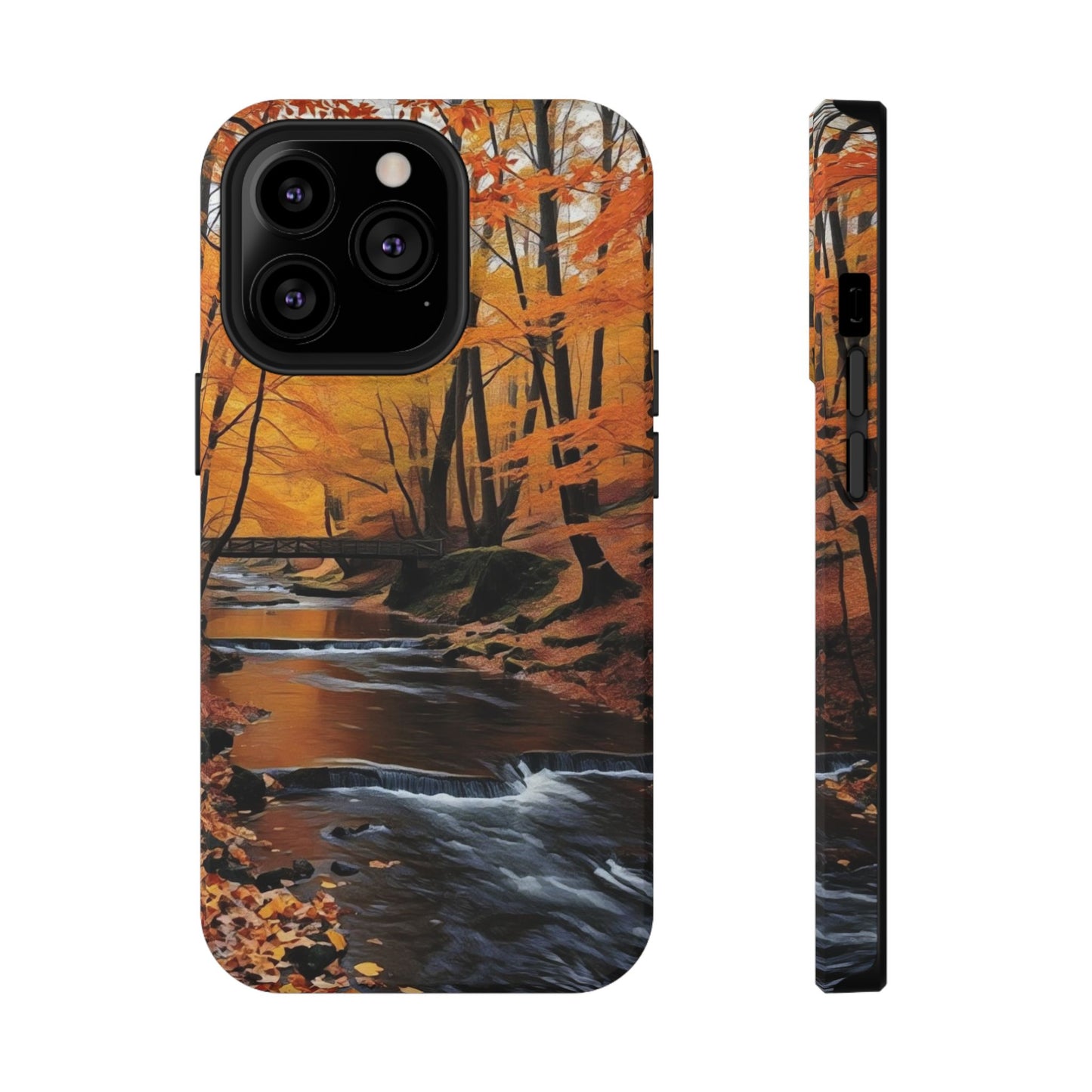 Phone Cases - Whispers of Autumn's Flow by Chaia Malana