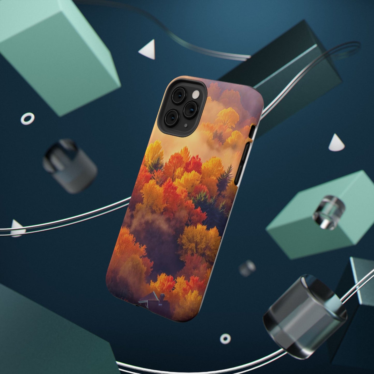 Phone Cases - Autumn Tree Landscape Scenery Impact-Resistant Cover