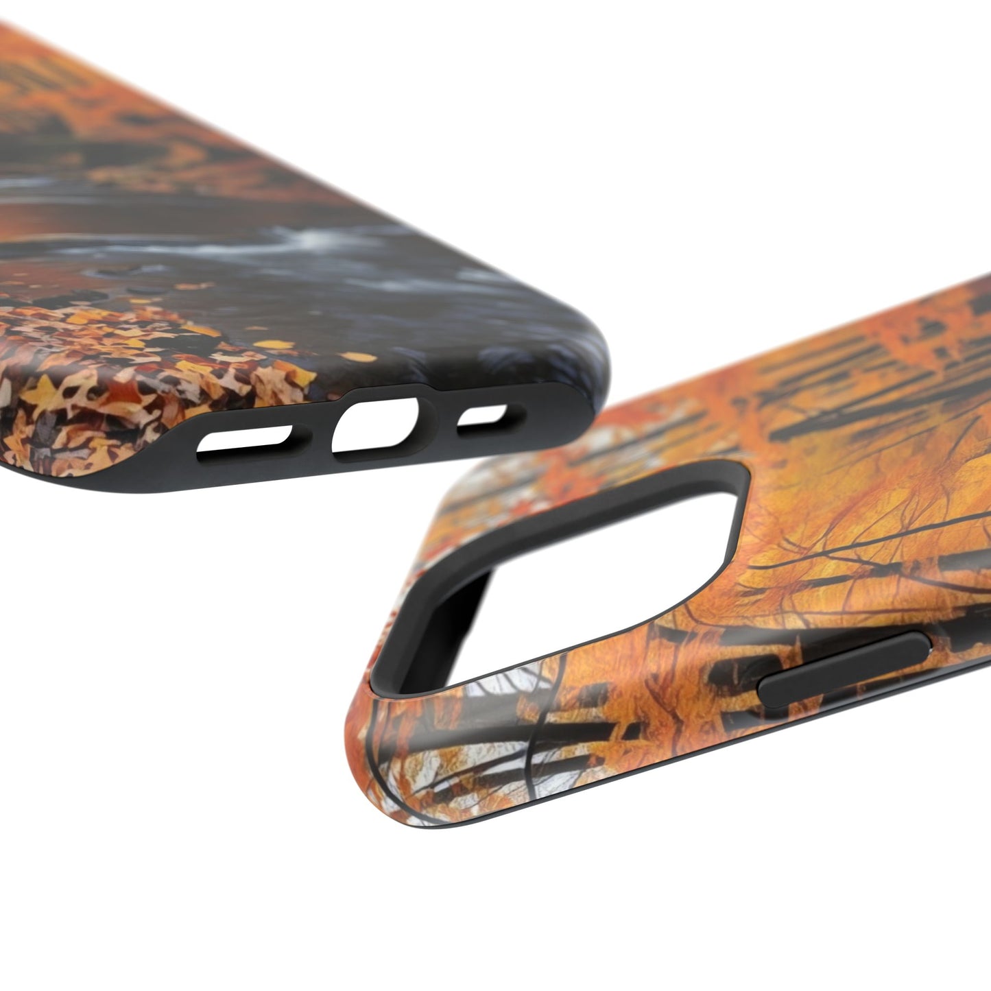 Phone Cases - Whispers of Autumn's Flow by Chaia Malana