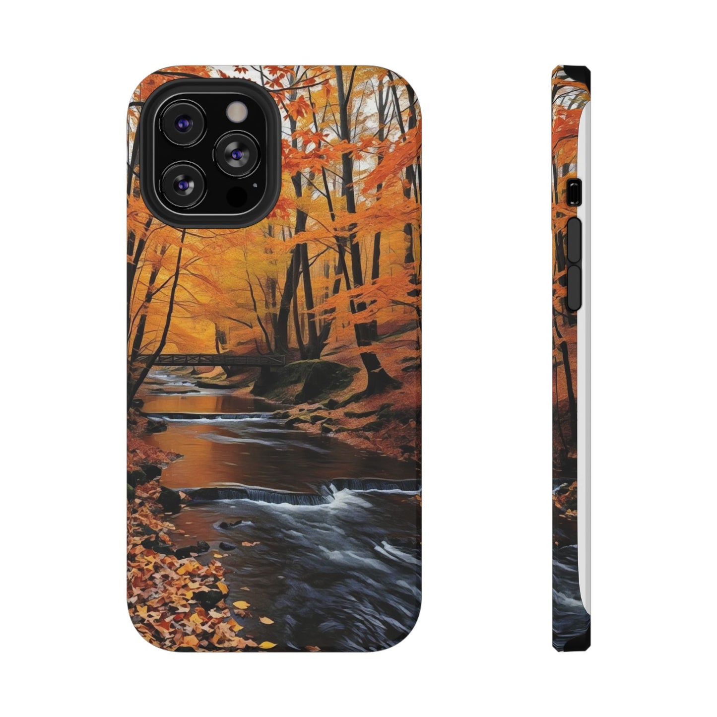 Phone Cases - Whispers of Autumn's Flow by Chaia Malana