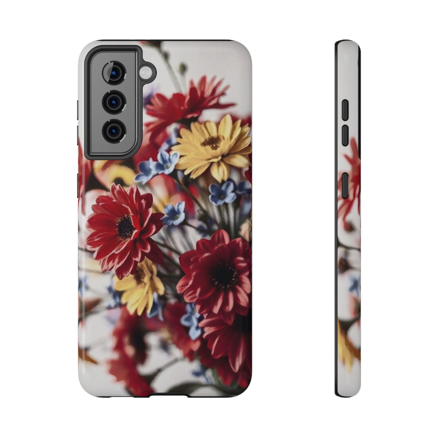 Phone Cases - Bouquet of Flowers Art Impact-Resistant Cover