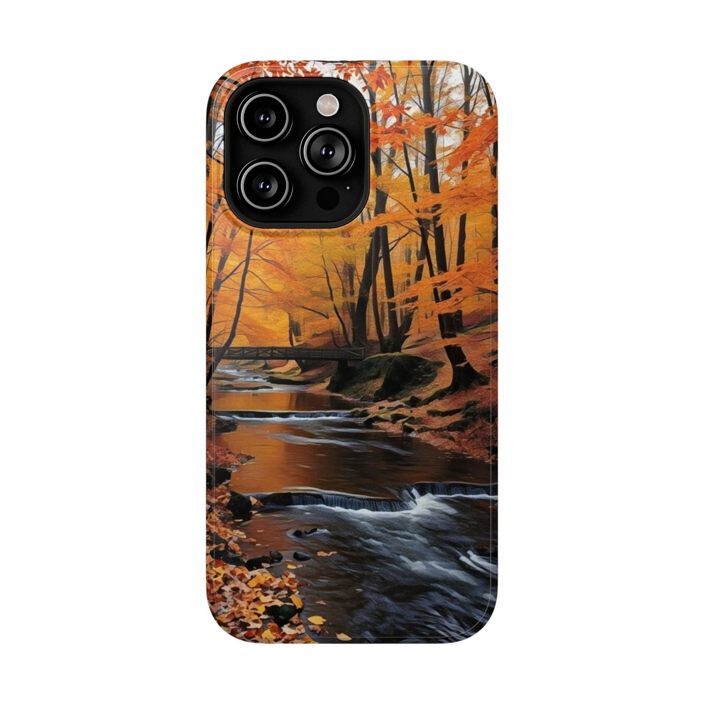 Phone Cases - Whispers of Autumn's Flow by Chaia Malana