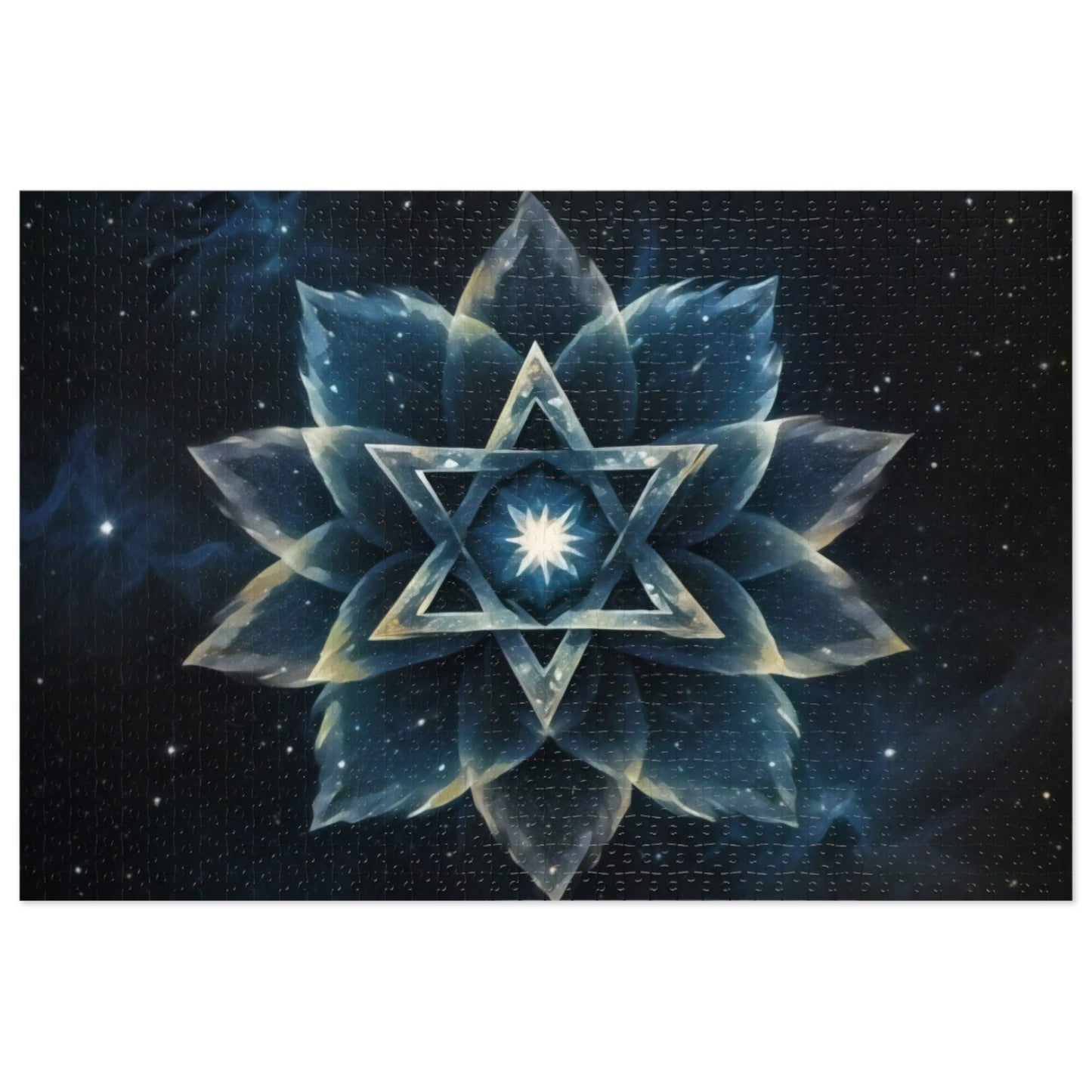 Jigsaw Puzzle Celestial Bloom Art Astral Harmony 1000-Piece