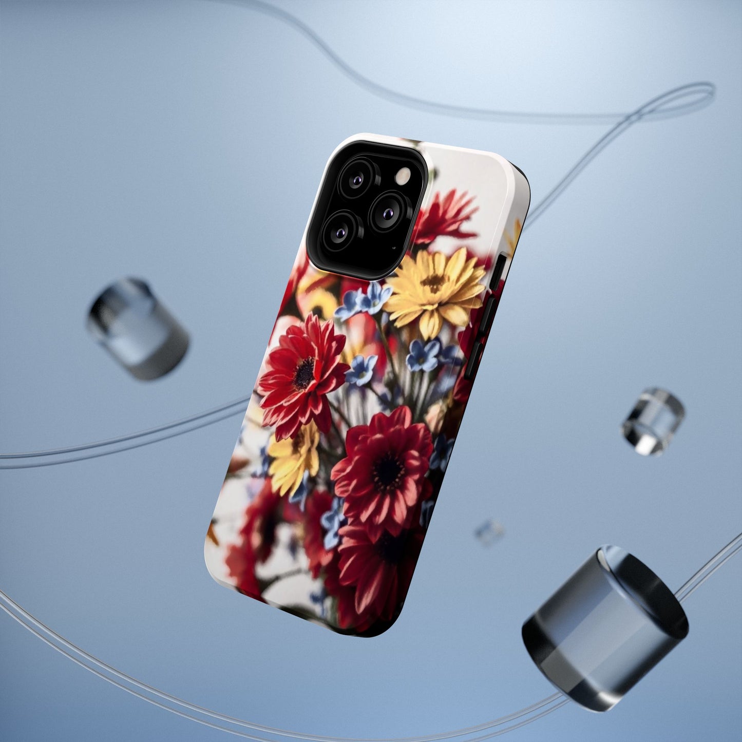 Phone Cases - Bouquet of Flowers Art Impact-Resistant Cover