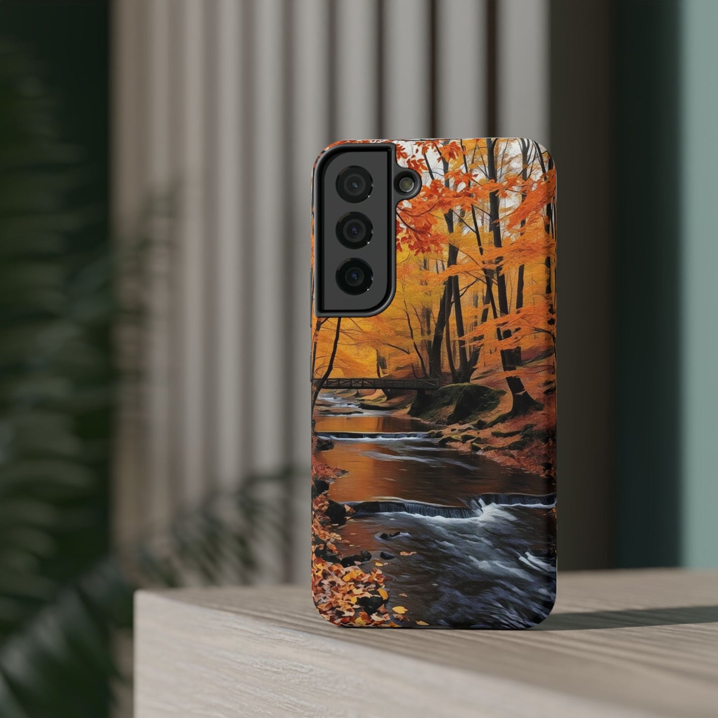 Phone Cases - Whispers of Autumn's Flow by Chaia Malana