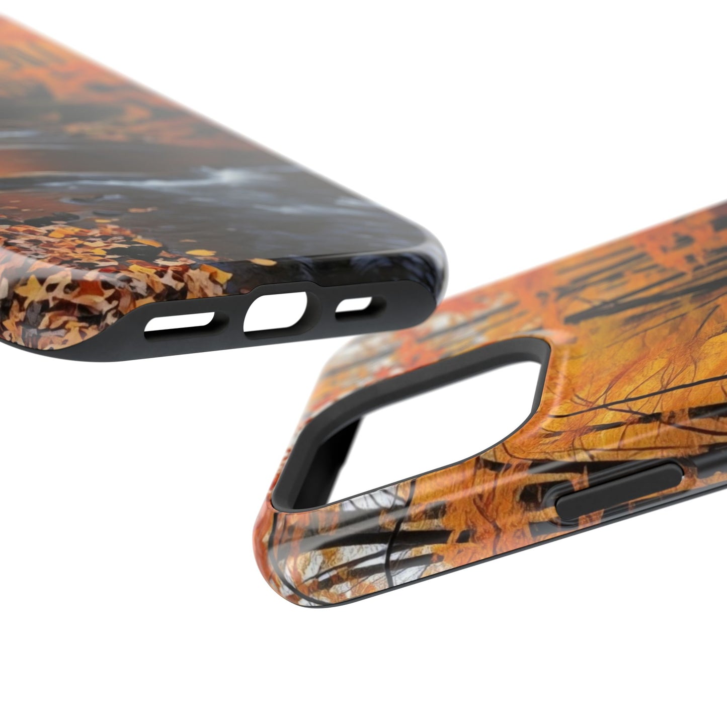 Phone Cases - Whispers of Autumn's Flow by Chaia Malana