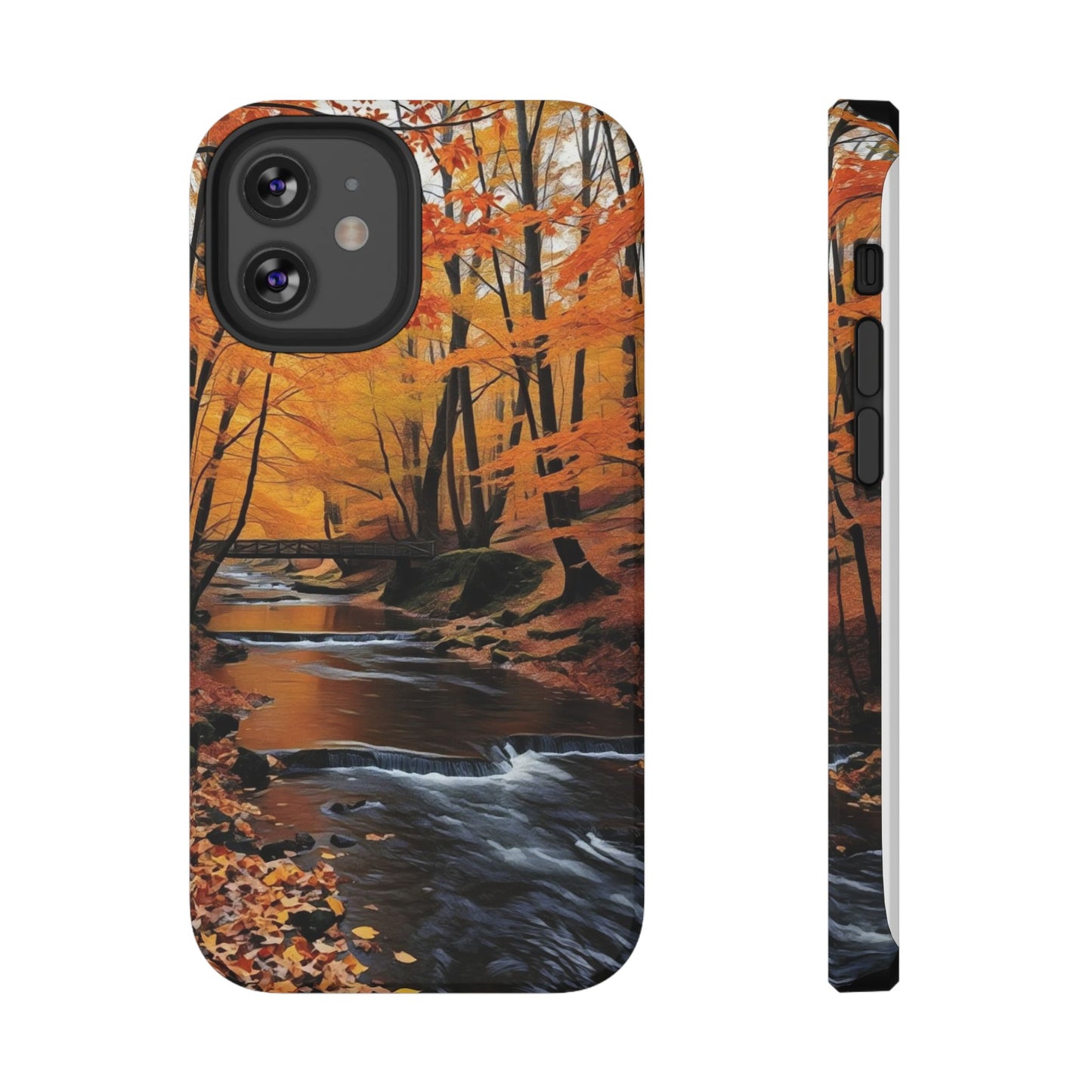 Phone Cases - Whispers of Autumn's Flow by Chaia Malana