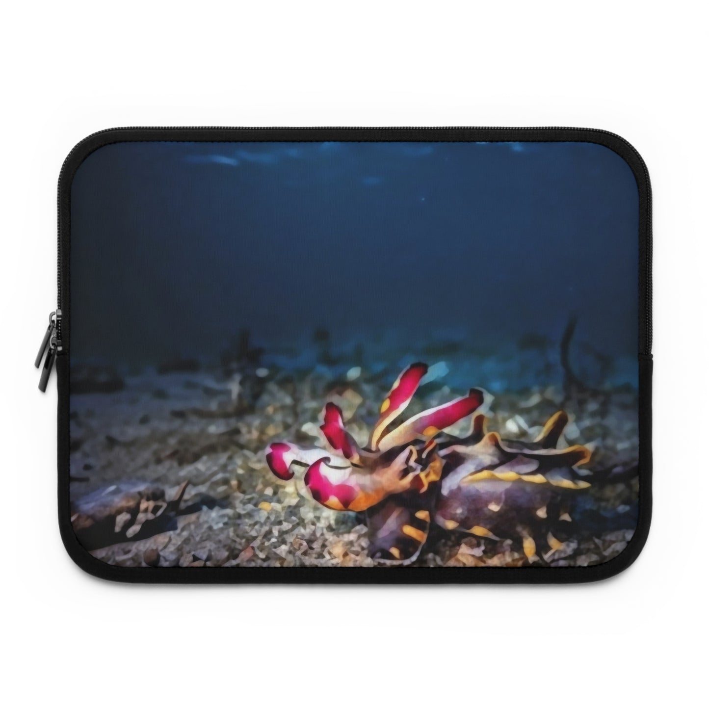 Laptop Sleeve - Strider of the Sea: The Flamboyant Cuttlefish by Chaia Malana