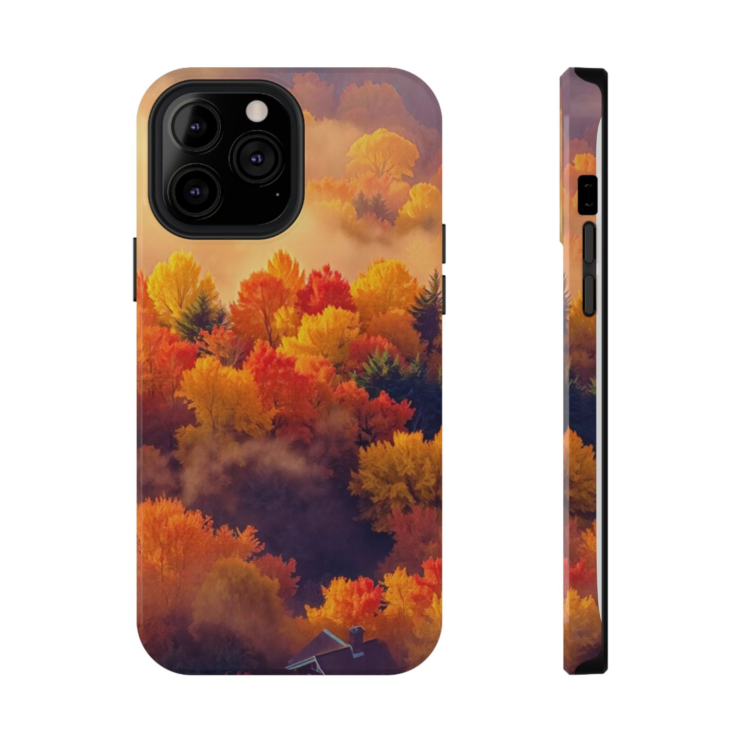 Phone Cases - Autumn Tree Landscape Scenery Impact-Resistant Cover