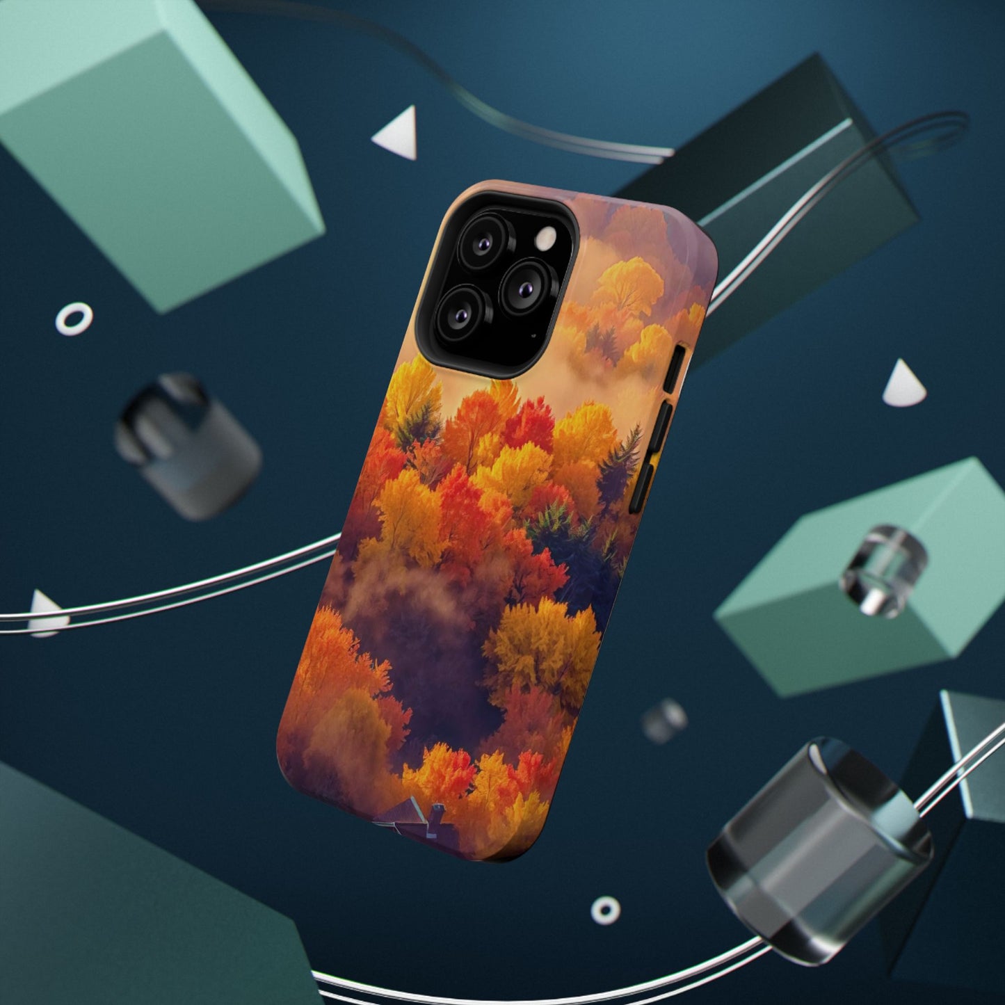 Phone Cases - Autumn Tree Landscape Scenery Impact-Resistant Cover