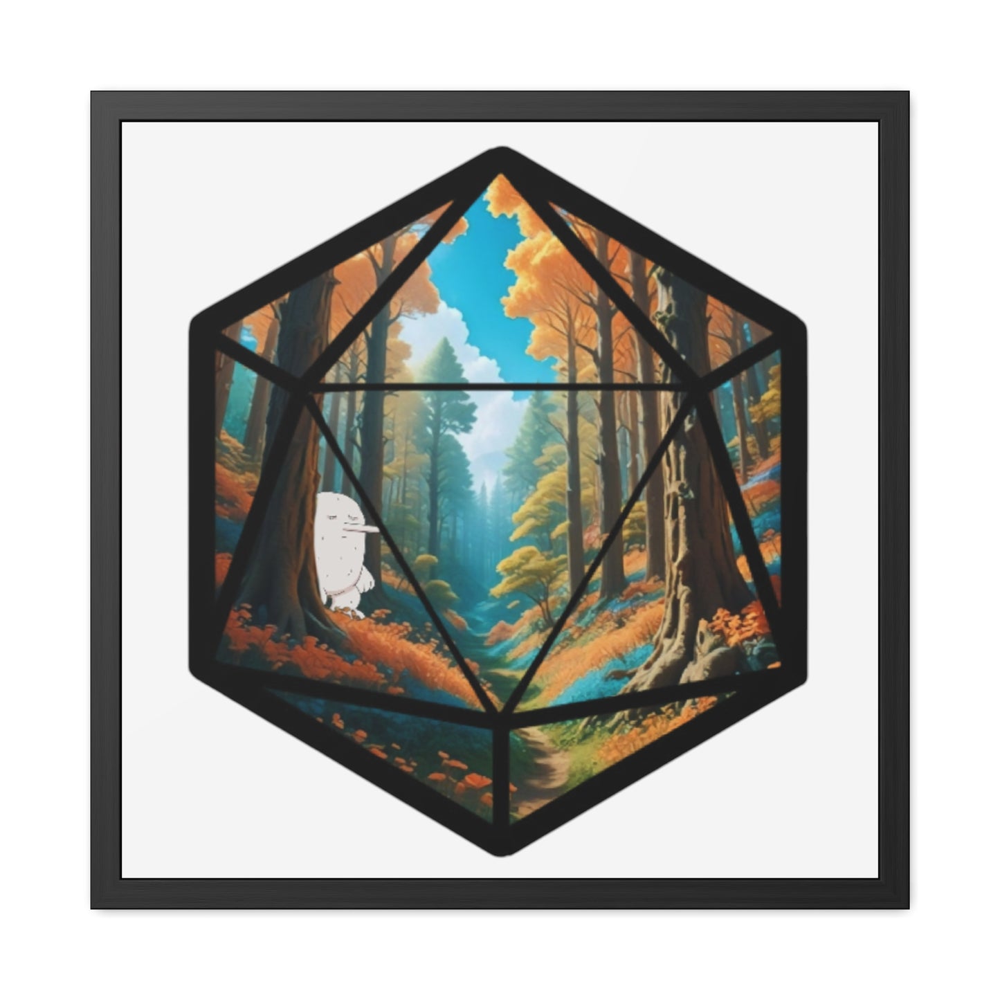 Fantasy Poster - Trylla's Enchanted Path Framed Poster