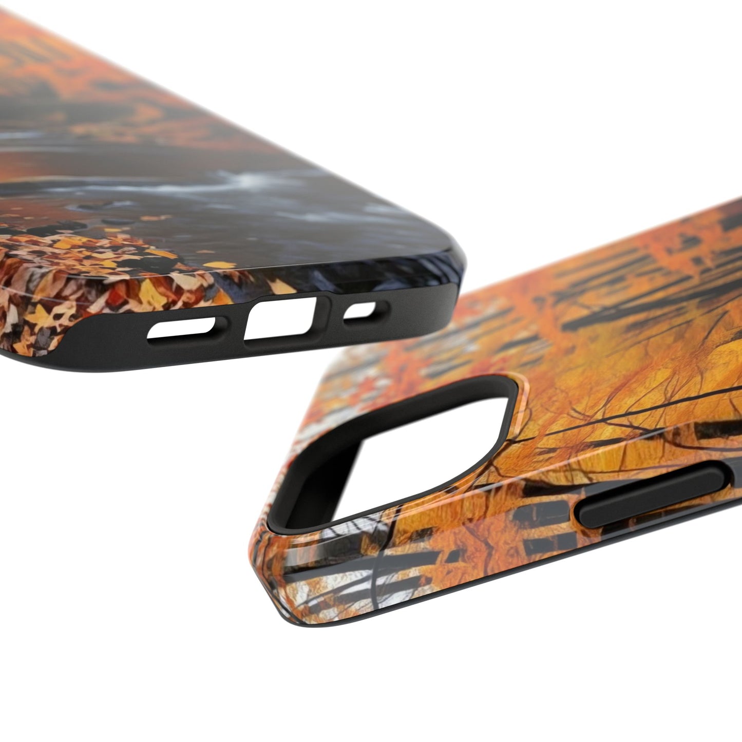 Phone Cases - Whispers of Autumn's Flow by Chaia Malana