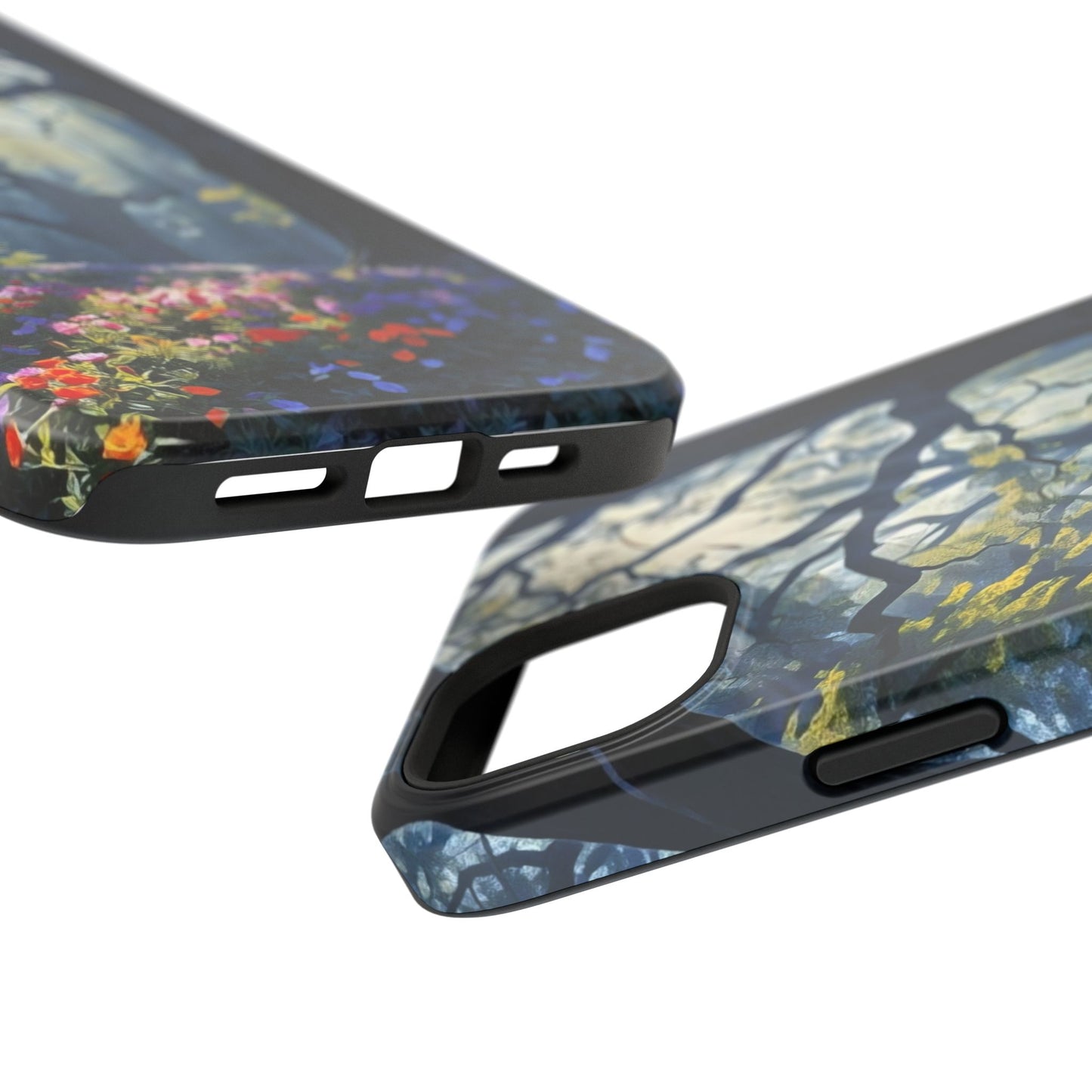 Phone Cases - Fantasy Woodland Scene Art Painting Design - "Enchanted Morning in the Woodland Grove"