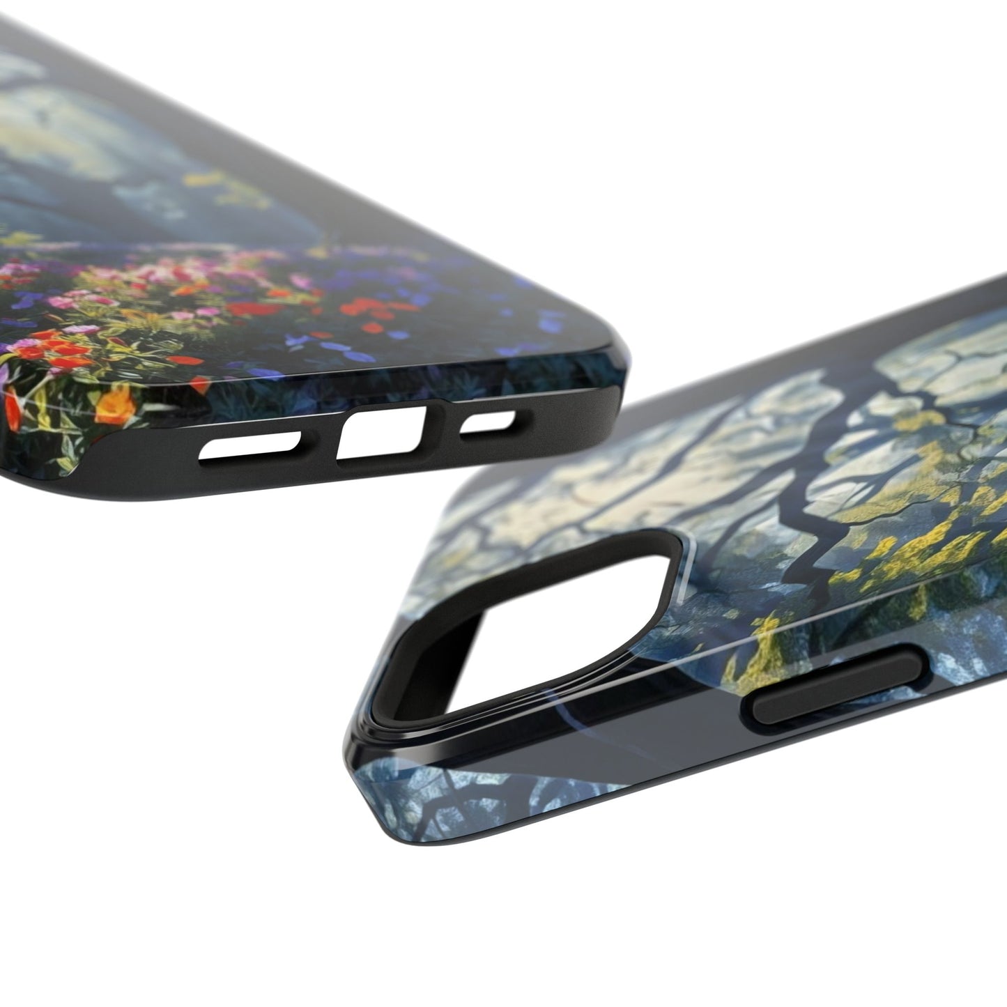 Phone Cases - Fantasy Woodland Scene Art Painting Design - "Enchanted Morning in the Woodland Grove"