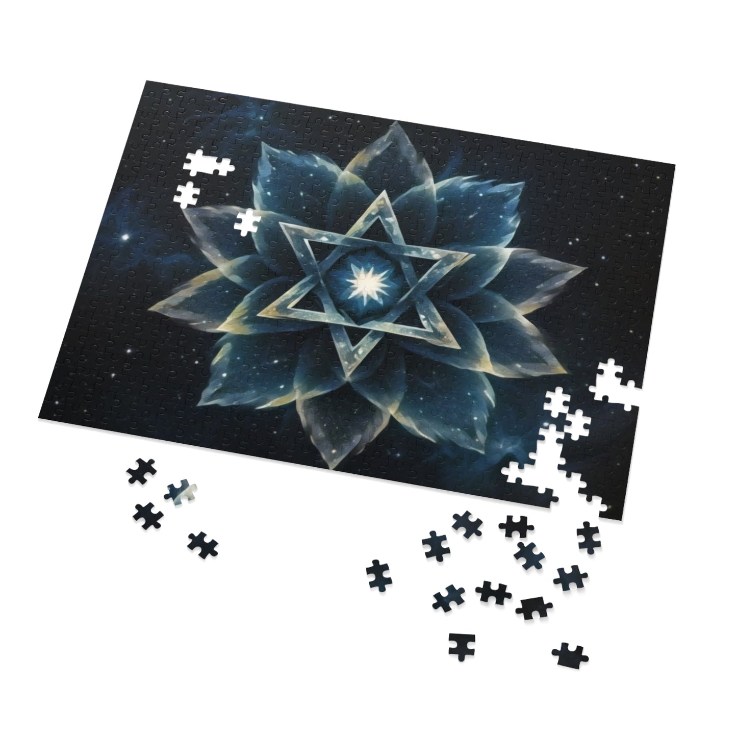 Jigsaw Puzzle Celestial Bloom Art Astral Harmony 1000-Piece