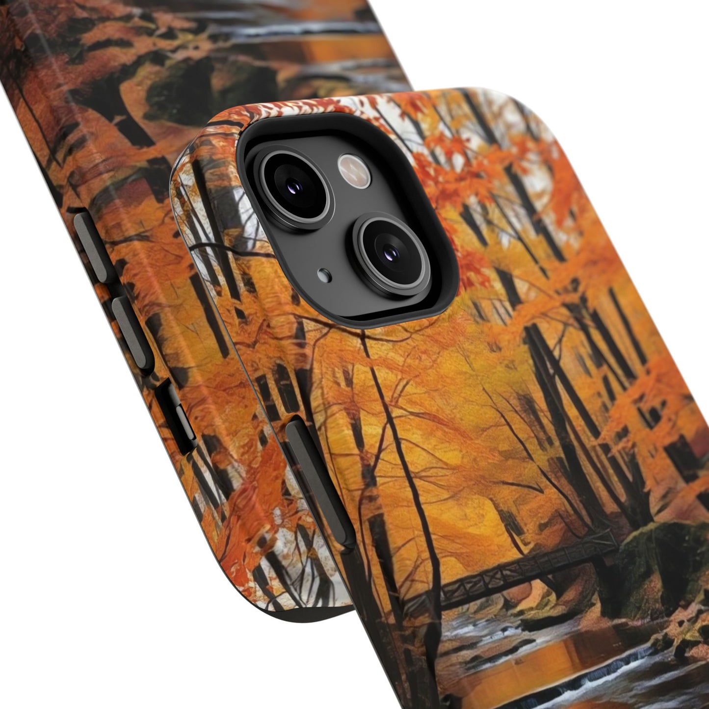 Phone Cases - Whispers of Autumn's Flow by Chaia Malana