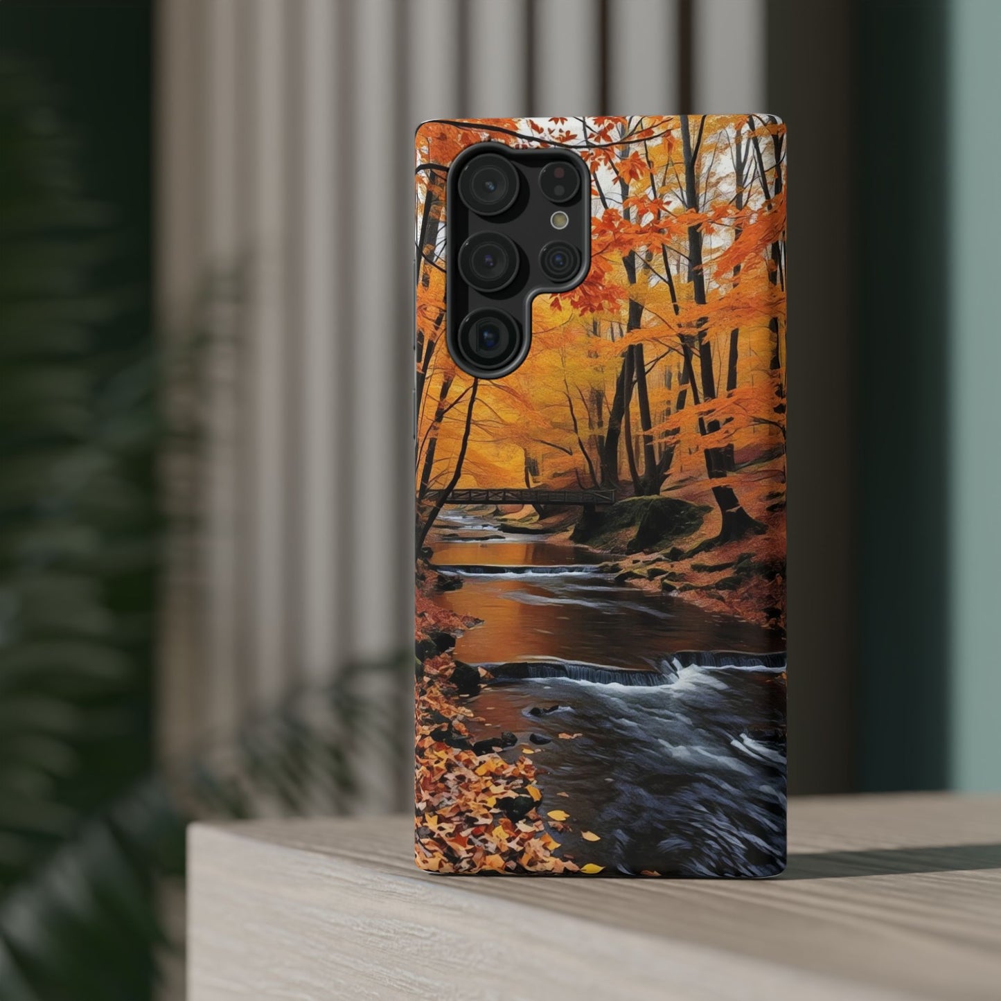 Phone Cases - Whispers of Autumn's Flow by Chaia Malana