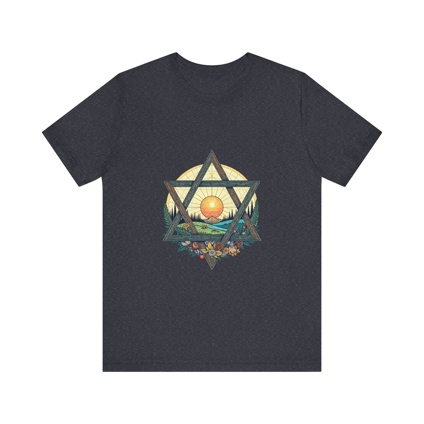 Star of David Nature Landscape Tee Shirt