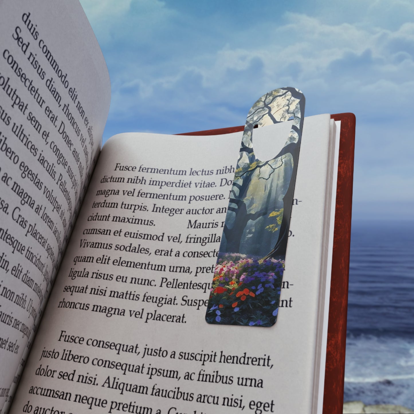 Bookmark - Enchanted Morning in the Woodland Grove by Chaia Malana