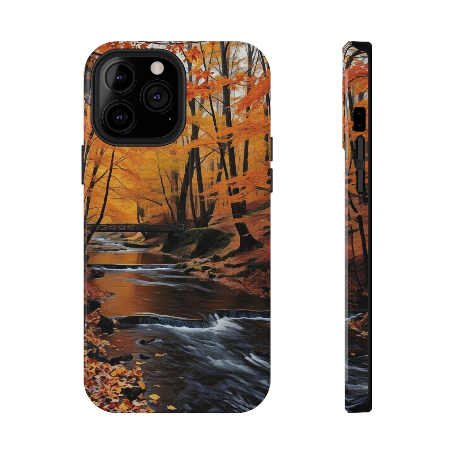 Phone Cases - Whispers of Autumn's Flow by Chaia Malana