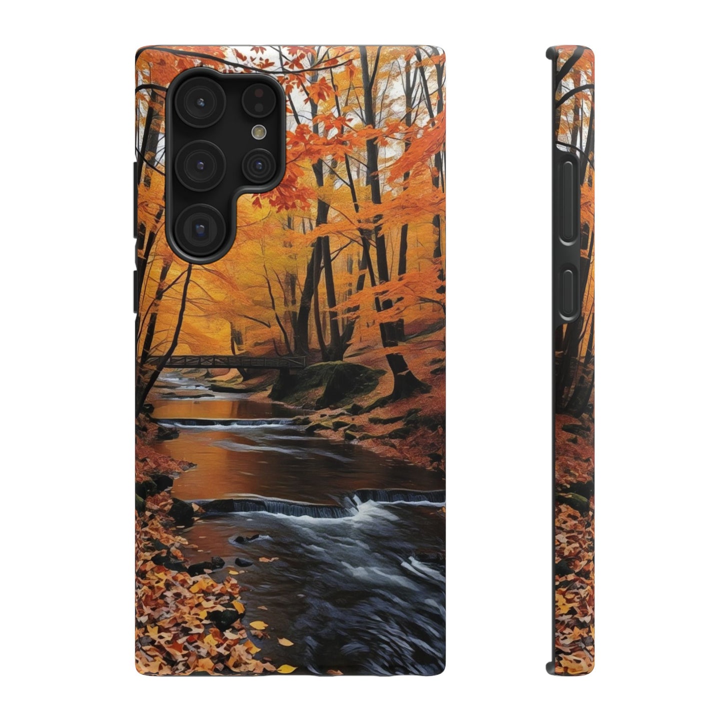 Phone Cases - Whispers of Autumn's Flow by Chaia Malana