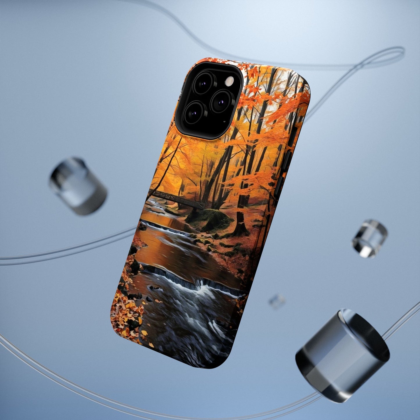 Phone Cases - Whispers of Autumn's Flow by Chaia Malana