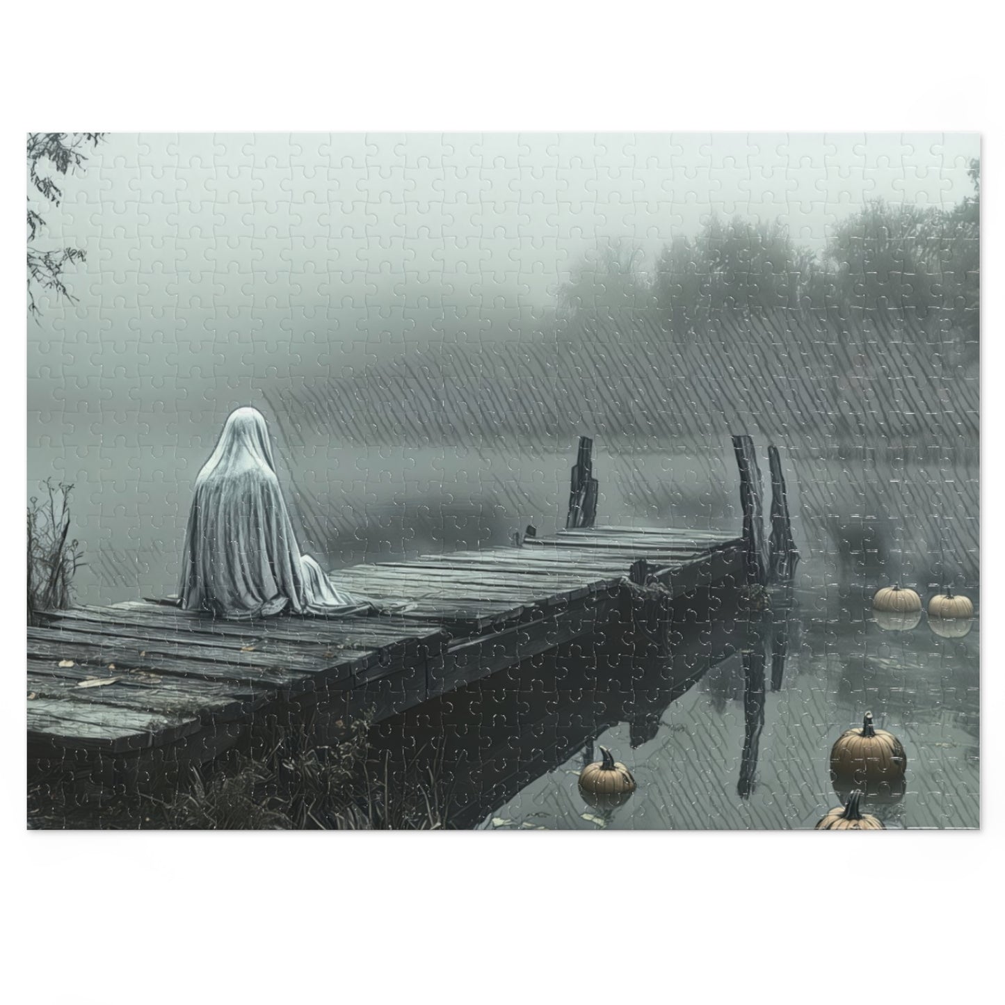 Puzzle - Whispers of the Veiled Lake Jigsaw Puzzle (1000-Piece)